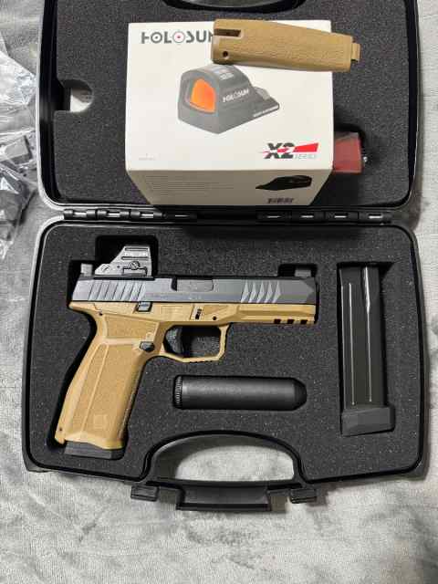 Arex Delta L fde optics ready 9mm pistol