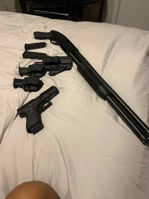 Glock 23 Gen 5/ Mossberg Pistol grip package deal