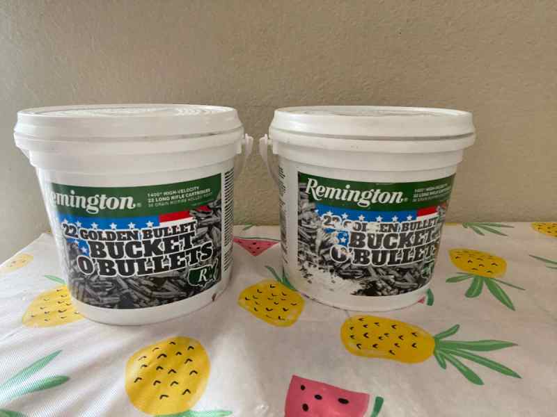 2800 Remington 22 golden bullet bucket o bullets