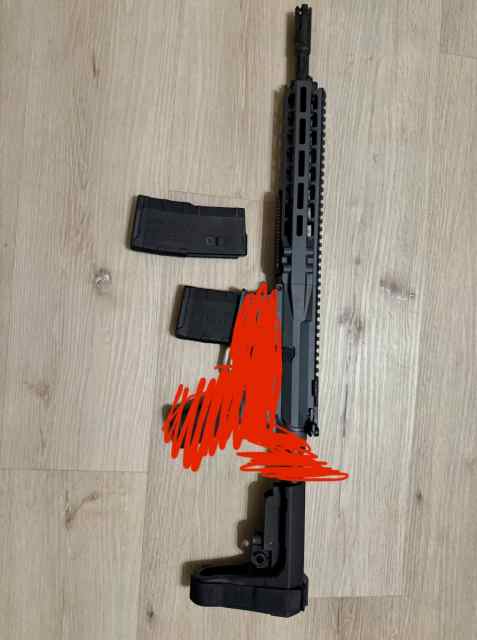 Radian model one upper and brace 