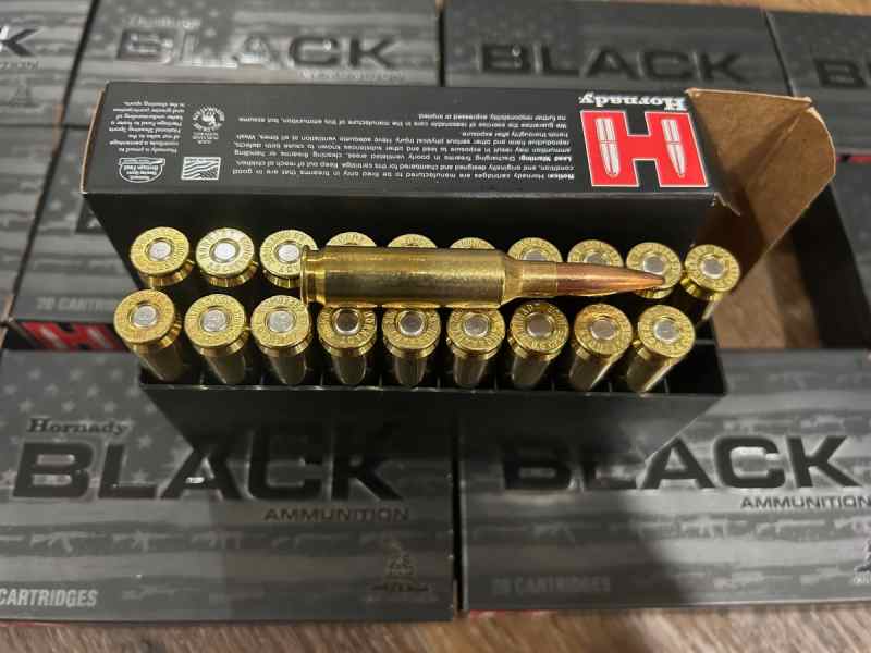 Hornady Black 6.5 Creedmoor BTHP 140Grain 12 boxes