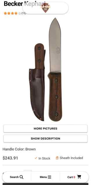 KA-BAR Becker Kephans