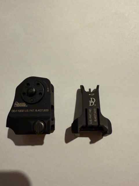 Daniel defense iron sights