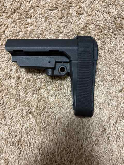 SB Tactical SBA3 AR Pistol Stabilizing Brace - Bla