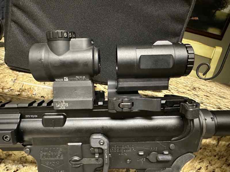 Trijicon optics and EOTech 512