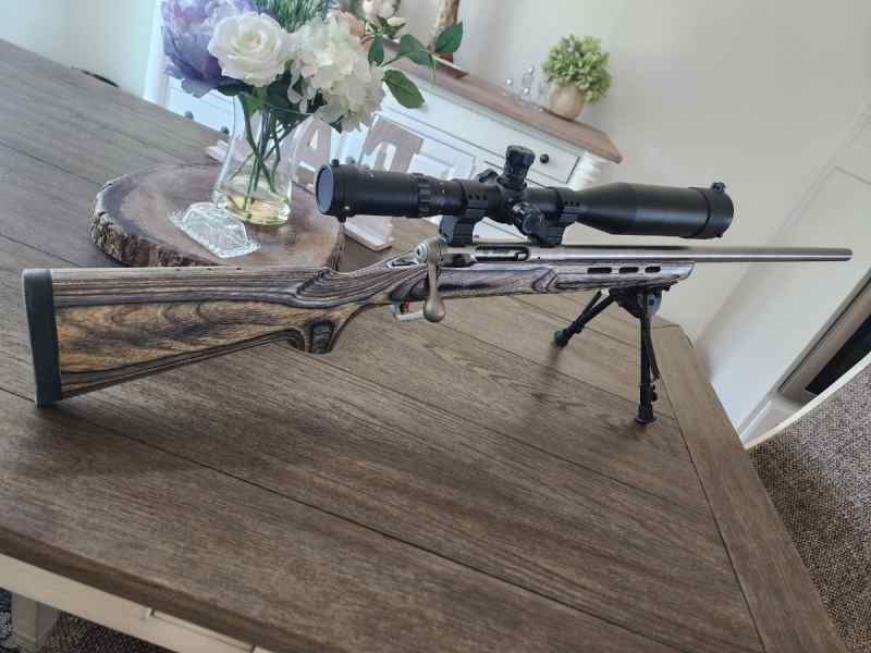 Savage model 12 stainless precision target rifle