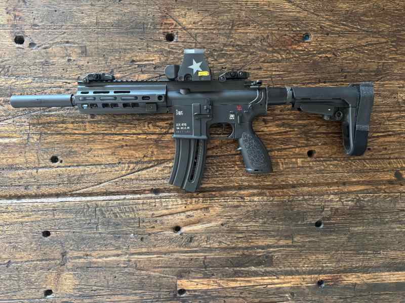 HK 416 .22LR 8.5 Pistol EOTECH