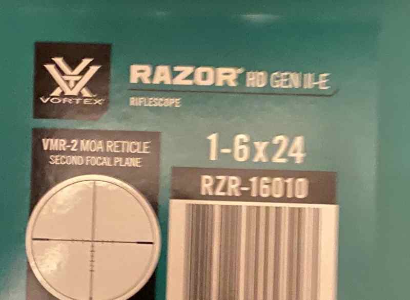 Vortex razor 1-6