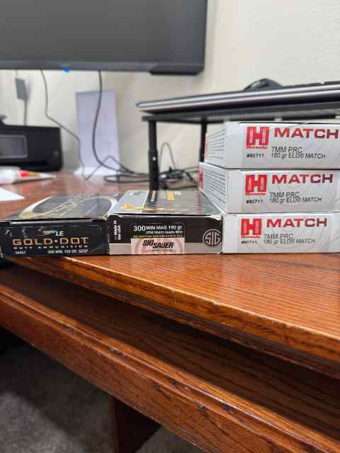 7 PRC, 6.5 Creedmoor, 6 Creedmoor, 7 BC Ammo