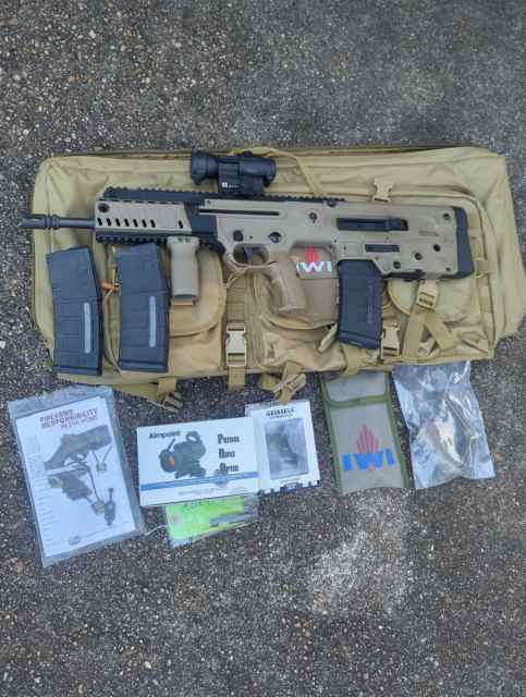 IWI Tavor X95 left hand eject with extras