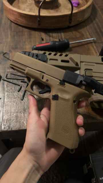 Gen 5 glock 19x with Ar drop in