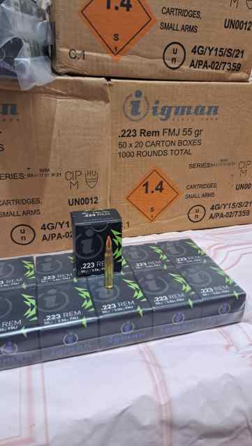 Igman .223 55gr 1000rds