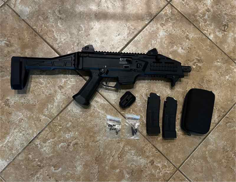 Cz scorpion evo 3s1 w/ brace, 2 mags, hbi trigger 