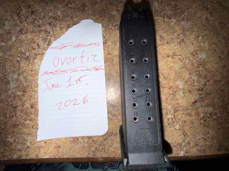 Glock 9mm 15 round mag