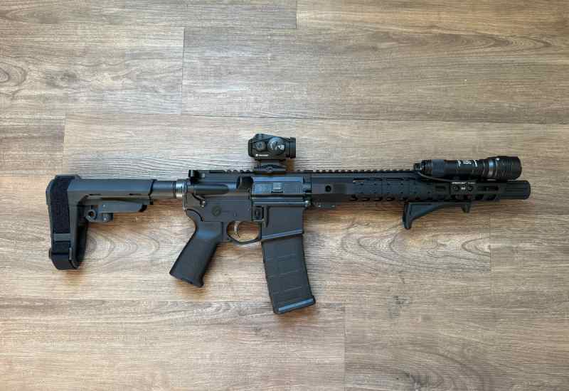 10.5" AR-15 Pistol Build 5.56 - Perfect Setup!