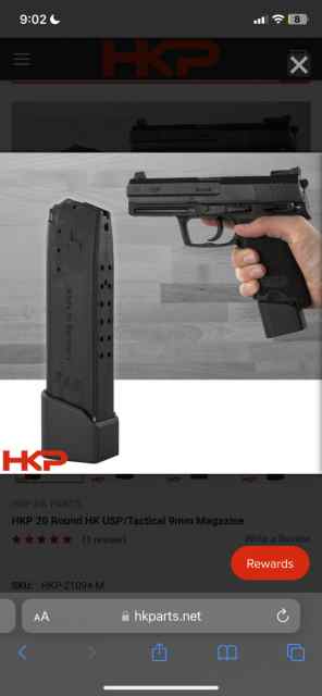 HK PARTS USP MAGS