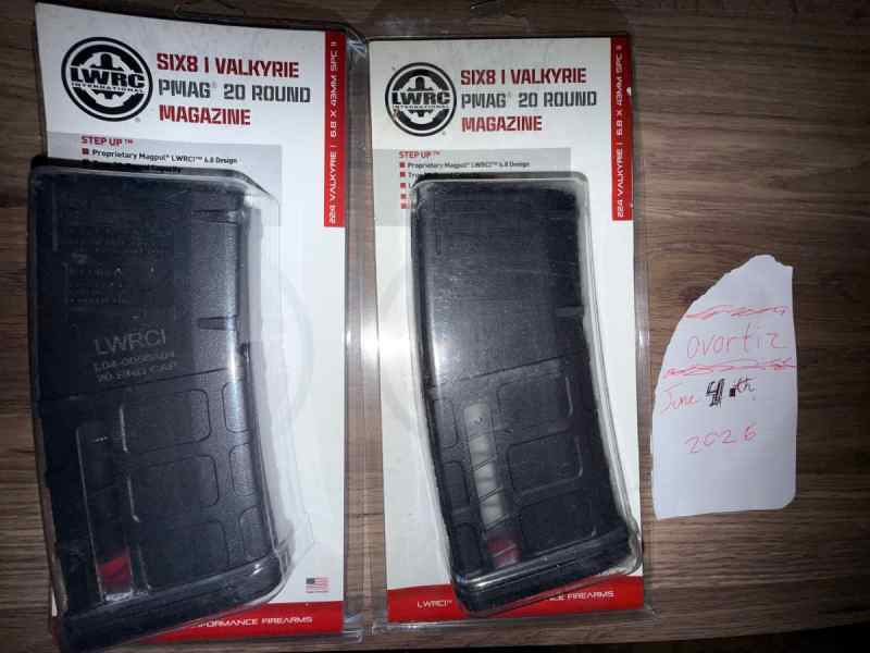 LWRC SIX8 | VALKYRIE PMAG 20 round magazine $50per