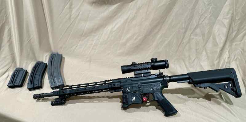 AR-15 .22 Colt M4 (price dropped) many upgrades 