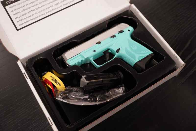 Ruger Security 9 Compact - turquoise, w/ box