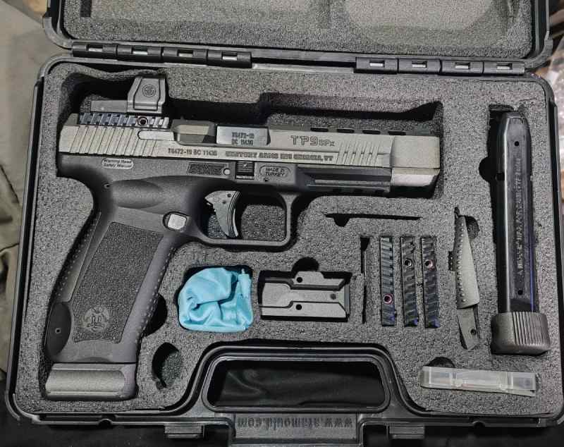 CANIK TP9SFX 9MM WITH ROMEO ELITE RED DOT SIGHT