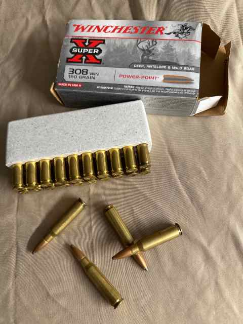 308 Winchester Super-X  180-Grain Power-Point