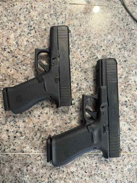 Glock 17 and Glock 43x