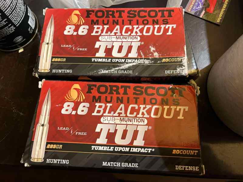 8.6 Blackout Subsonic - Copper Fort Scott Mun.